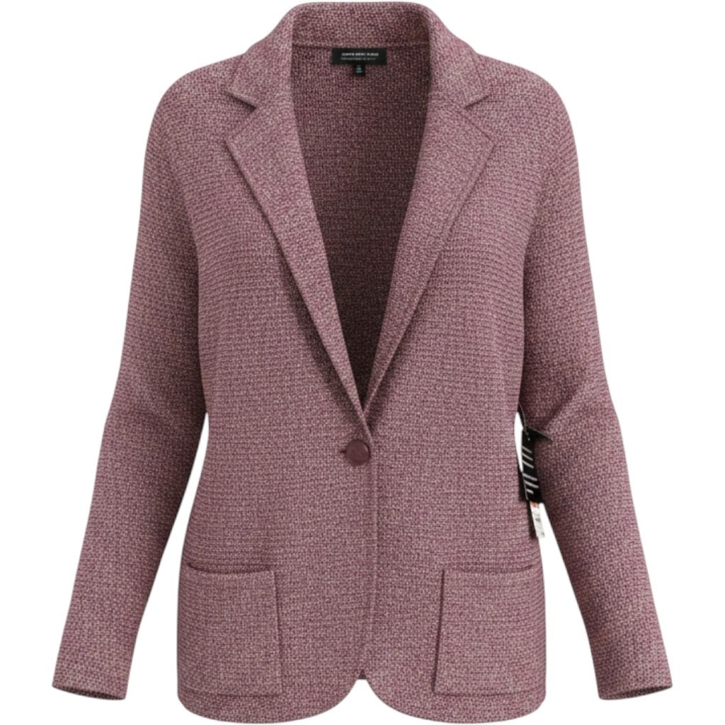 Jones New York Sz 3x Stretch One Button Front Cardigan Sweater Jacket Shimmery